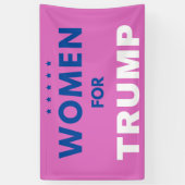 Vrouwen voor Trump Spandoek (Verticaal)