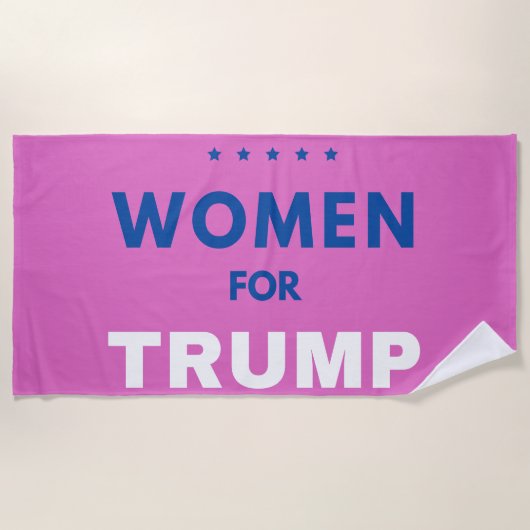 Vrouwen voor Trump Strandlaken (Voorkant)