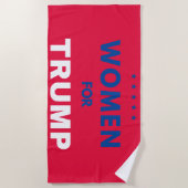 Vrouwen voor Trump Strandlaken (Voorkant)