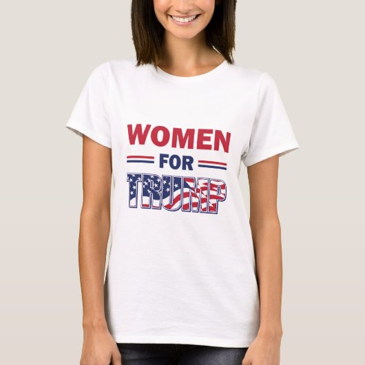 Vrouwen voor Trump T-shirt (Voorkant)