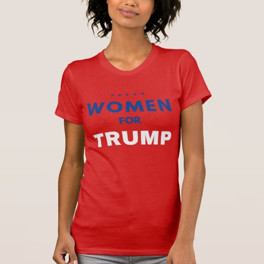 Vrouwen voor Trump T-shirt (Voorkant)
