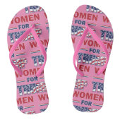 Vrouwen voor Trump Teenslippers (Voetbed)