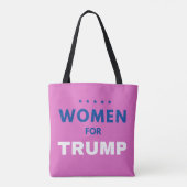 Vrouwen voor Trump Tote Bag (Achterkant)