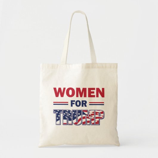 Vrouwen voor Trump Tote Bag (Voorkant)