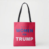 Vrouwen voor Trump Tote Bag (Voorkant)