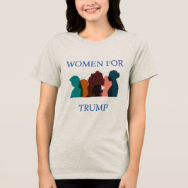 Vrouwen voor Trump Tri-Blend Shirt