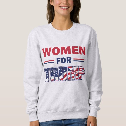Vrouwen voor Trump Trui (Voorkant)