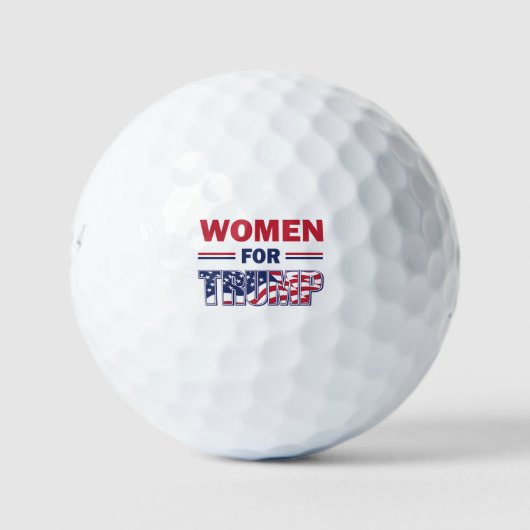 Vrouwen voor Trump - Trump 2020 Golfballen (Voorkant)