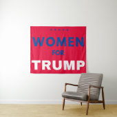 Vrouwen voor Trump Wandkleed (In Situ (horizontaal))