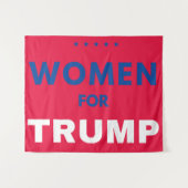 Vrouwen voor Trump Wandkleed (Voorkant (horizontaal))