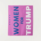 Vrouwen voor Trump Wandkleed (Voorkant)