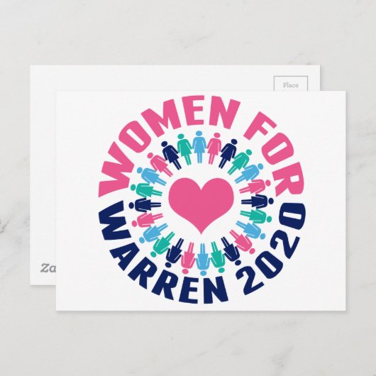 Vrouwen voor Warren 2020 Briefkaart (Voorkant / Achterkant)