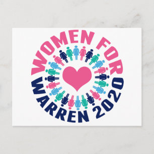 Vrouwen voor Warren 2020 Briefkaart