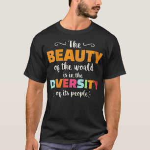 Vrouwen vormen de schoonheid van de mondiale diver t-shirt