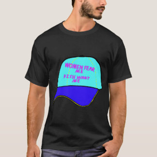 vrouwen vrezen me, vissen willen me t-shirt