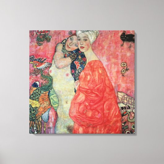 Vrouwen Vrienden, 1916-17 Canvas Afdruk (Voorkant)