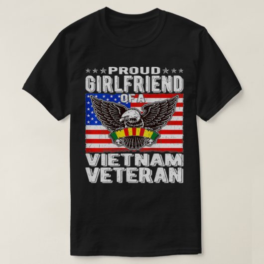 Vrouwen Vriendin van een Vietnamese veteranenpride T-shirt (Design voorkant)