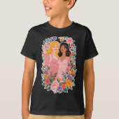 Vrouwen Vriendschap Vriendschap Bloom Is Zustersch T-shirt (Voorkant)