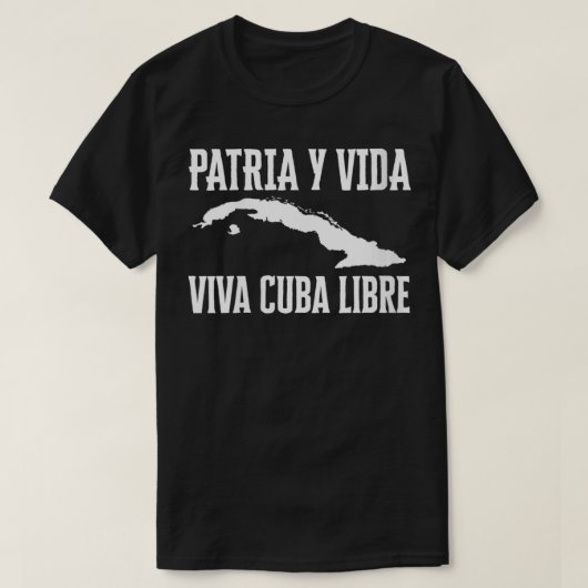 Vrouwen Vrije Cuba T-shirt (Design voorkant)