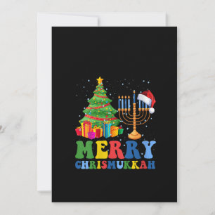 Vrouwen Vrolijk Chrismukkah 2022 Prettig Chanoeka  Feestdagenkaart