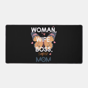 Vrouwen, vrouw, baas, super mam bureaumat