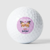 Vrouwen, vrouw, baas, super mam golfballen (Voorkant)