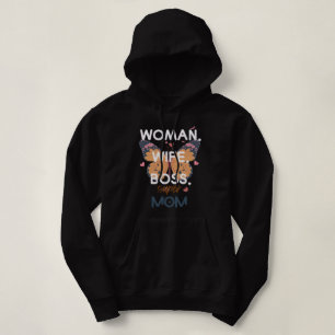Vrouwen, vrouw, baas, super mam hoodie