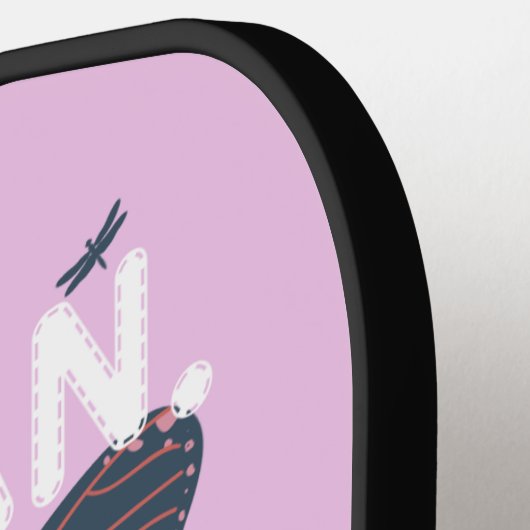 Vrouwen, vrouw, baas, super mam pickleball paddle (Links Detail)