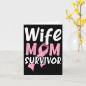Vrouwen Vrouw Moeder Overlevende Trotse Supporter Kaart (Gele Bloem)