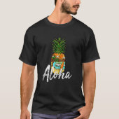 Vrouwen Vrouwen Aloha Ananas Strand Graphic Vest C T-shirt (Voorkant)