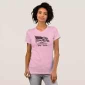 Vrouwen VS 250ste verjaardag T-shirt (Voorkant volledig)