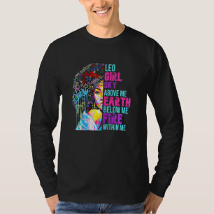 Vrouwen Vuur Binnen Mij Leo Meisje Zwart Vrouw Afr T-shirt