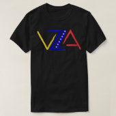 Vrouwen VZLA Logo 7 sterren Venezuela T-shirt (Design voorkant)