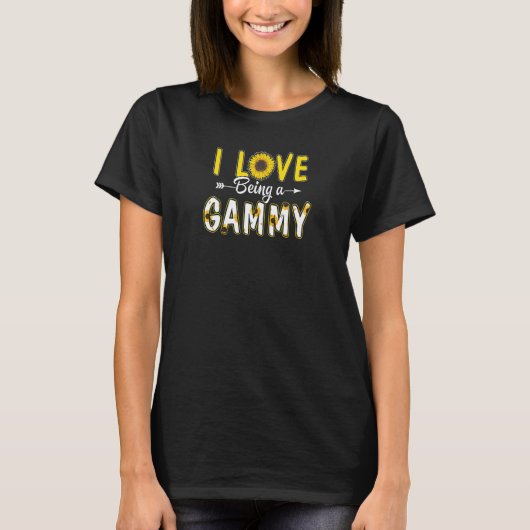 Vrouwen waar ik van hou als GAMMY Sunflower T-shirt (Voorkant)