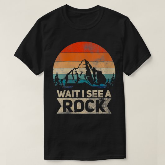 Vrouwen wachten op een stuk grappige geoloog Idea  T-shirt (Design voorkant)