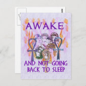 Vrouwen wakker briefkaart (Voorkant / Achterkant)