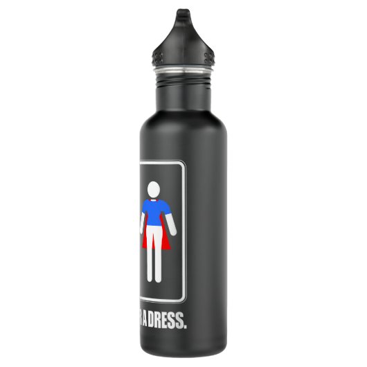 Vrouwen waren nooit een superheldenvrouw. waterfles  (Rechts)