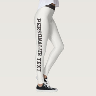 Vrouwen Warm Neutraal Charcoal Gepersonaliseerd At Leggings