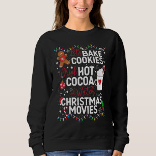 vrouwen, warme cacao, koekjes, kerstfilms, deel trui