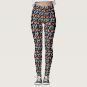 Vrouwen Waterverf Vlinder Leggings (Voorkant)
