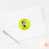 VROUWEN - We zijn 52% en we stemmen! Ronde Sticker (Envelop)