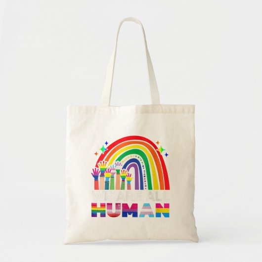 Vrouwen we zijn allemaal de menselijke trots Ally  Tote Bag (Voorkant)