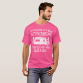 Vrouwen welkom in Camp Quitcherbitchin - Funny Cam T-shirt (Voorkant volledig)