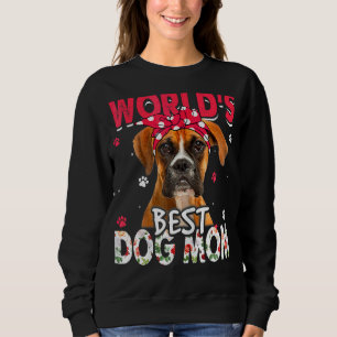 Vrouwen Wereld Beste Bokser Dog Mam Moederdag 1 Trui