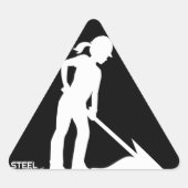 Vrouwen Werken Bouw Thema Sticker (Voorkant)