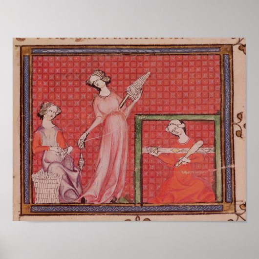 Vrouwen Werspinwol Poster (Voorkant)