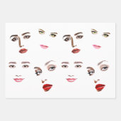 Vrouwen Wijn en Muziek Party Booze viering Kunst Inpakpapier Vel (Voorkant 2)