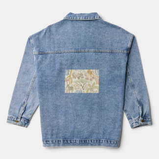 Vrouwen Wildlife Safari print Denim Jacket
