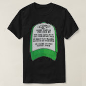 Vrouwen willen me, vis angst me Green Pet Meme Fun T-shirt (Design voorkant)