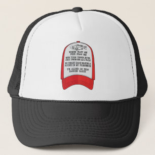 Vrouwen willen me, vis bang dat ik alleen ben met trucker pet